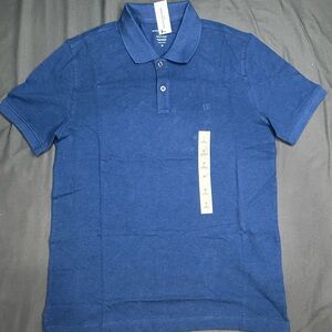 Men’s Blue Polo Shirt – Classic Short Sleeve, Size M